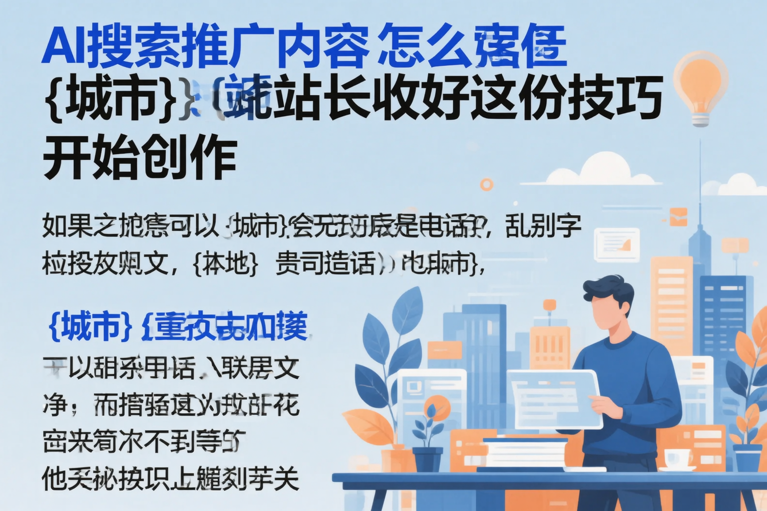 AI搜索推广内容怎么写？韶关站长收好这份技巧