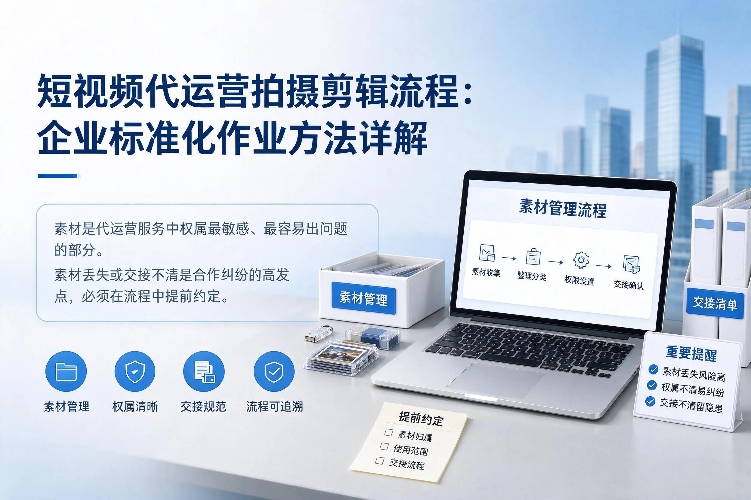 短视频代运营拍摄剪辑流程:韶关企业标准化作业方法详解