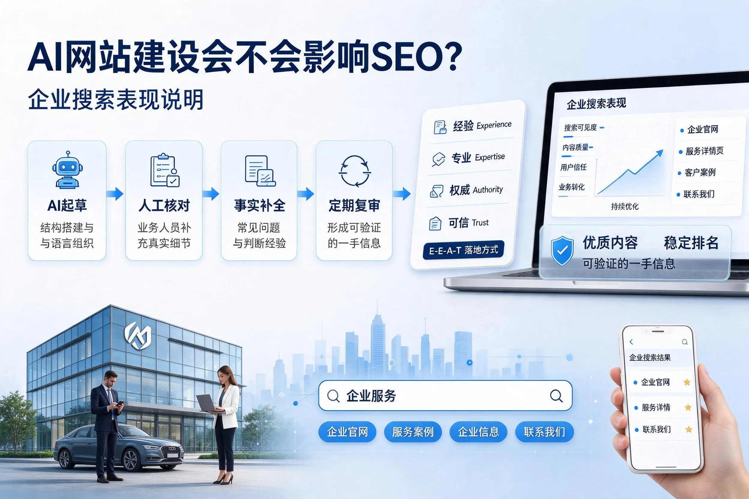 AI网站建设会不会影响SEO?韶关企业搜索表现说明