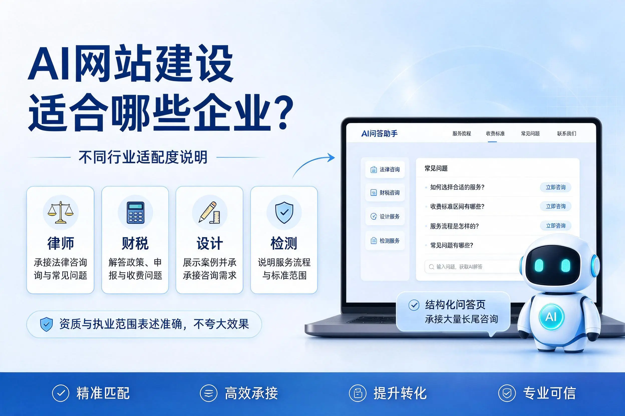 AI网站建设适合哪些企业?韶关不同行业适配度说明